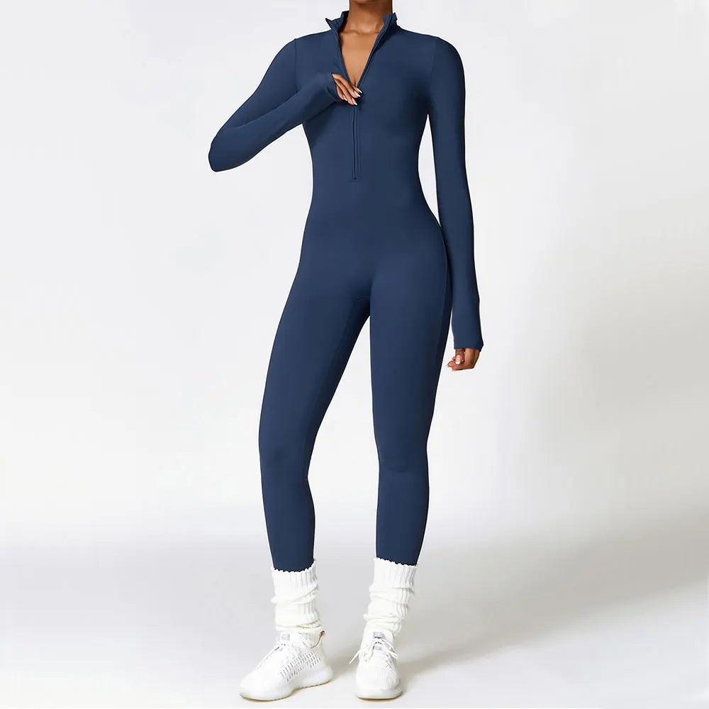 Maggie Push-Up Yoga Jumpsuit – Luxe One-Piece Gym & Pilates Outfit