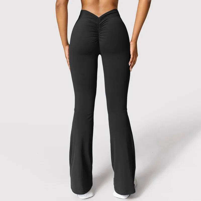 Fashion Flare V-back Sport Leggings