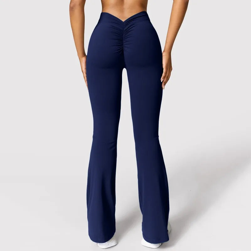 Fashion Flare V-back Sport Leggings