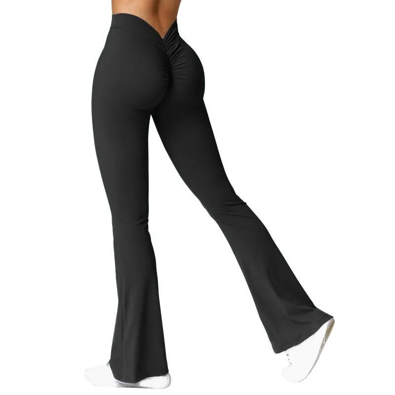 Fashion Flare V-back Sport Leggings
